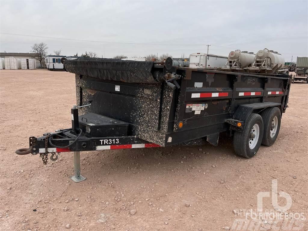 PJ TRAILERS 14 ft T/A Dump Remorci transport vehicule