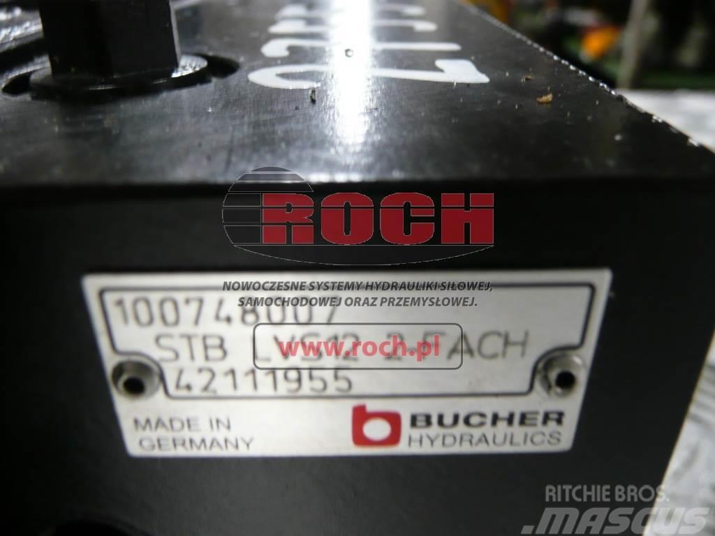 Bucher HYDRAULICS 100748007 STB LVS12 2-FACH 42111955 - 2 Hidraulice