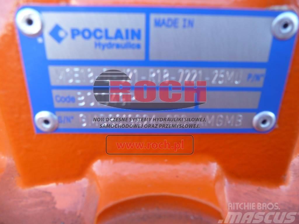 Poclain MSE18-D-J21-R18-7221-25MV B01049P Motoare