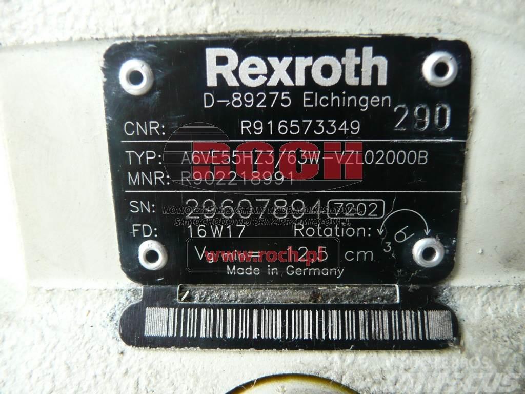 Rexroth A6VE55HZ3/63W-VZL02000B Motoare