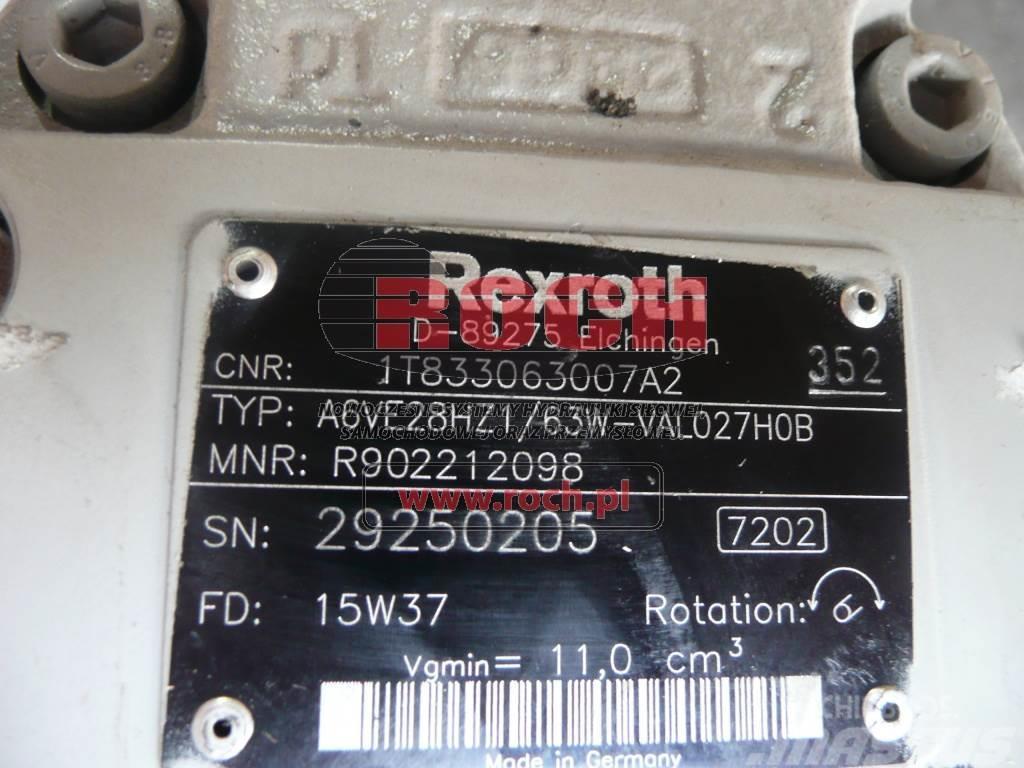 Rexroth + BONFIGLIOLI A6VE28HZ1/63W-VAL027H0B 1T833063007A Motoare