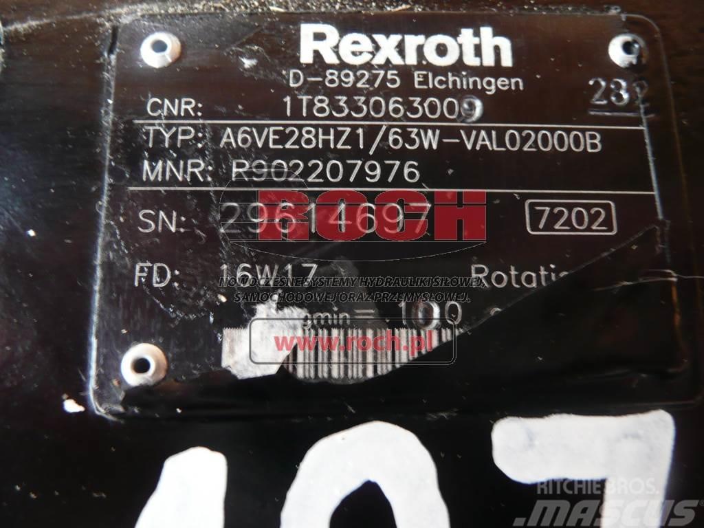 Rexroth + BONFIGLIOLI A6VE28HZ1/63W-VAL02000B R902207976 1 Motoare