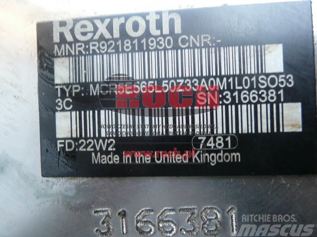 Rexroth MCR5E 565L50Z33A0M1L01S0533C Motoare