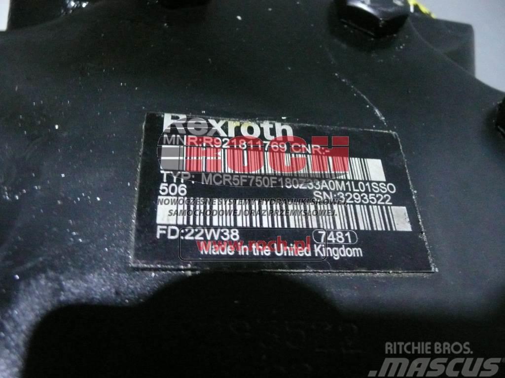 Rexroth MCR5F750F180Z33A0M1L01SS0506 Motoare