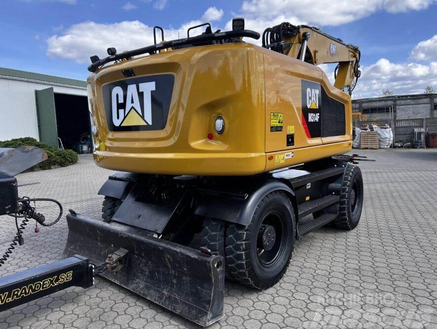 CAT M314F + trailer Randex + Rototilt Excavatoare cu roti