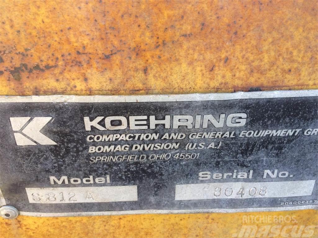 Koehring S812A Compactoare monocilindrice
