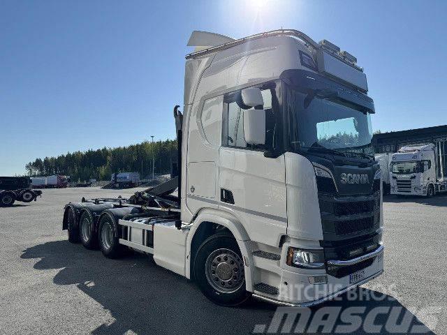 Scania R 660 B8x4*4NB Camion cadru container