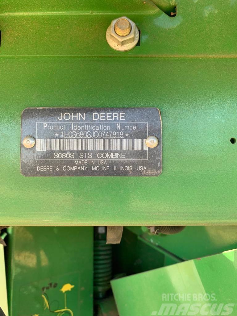 John Deere MIETITREBBIA S 680i Combine de secerat