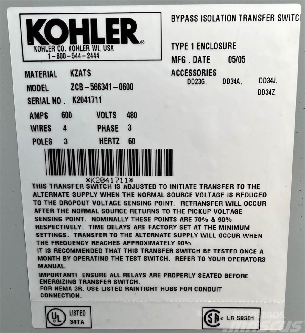 Kohler 600amp 480V Electronice