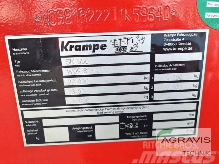 Krampe SK 550 Alte remorci