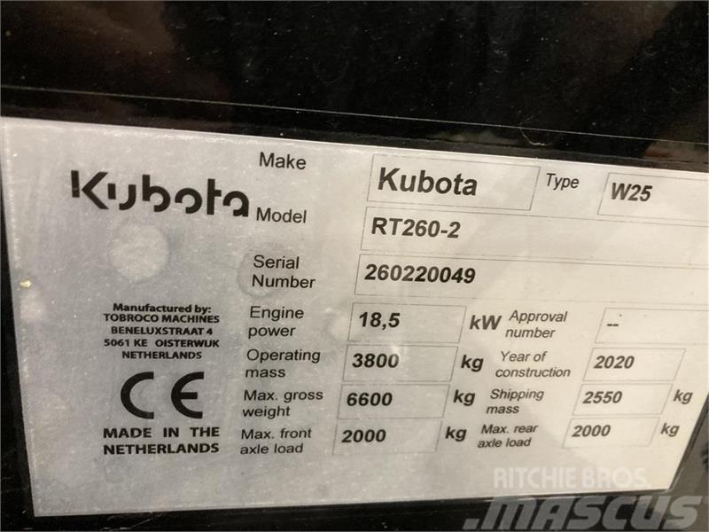 Kubota RT260-2 Mini incarcatoare