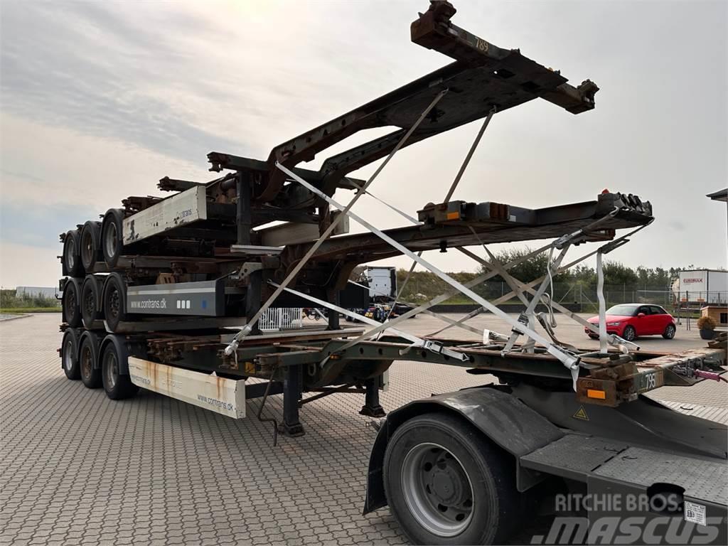 Schmitz 3 x Multichassis Camion cu semi-remorca cu incarcator