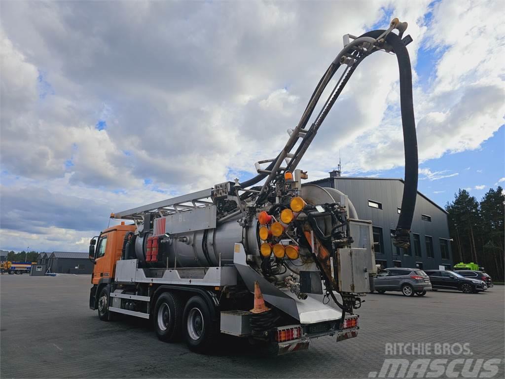 Mercedes-Benz WUKO KROLL COMBI FOR SEWER CLEANING Camion vidanje