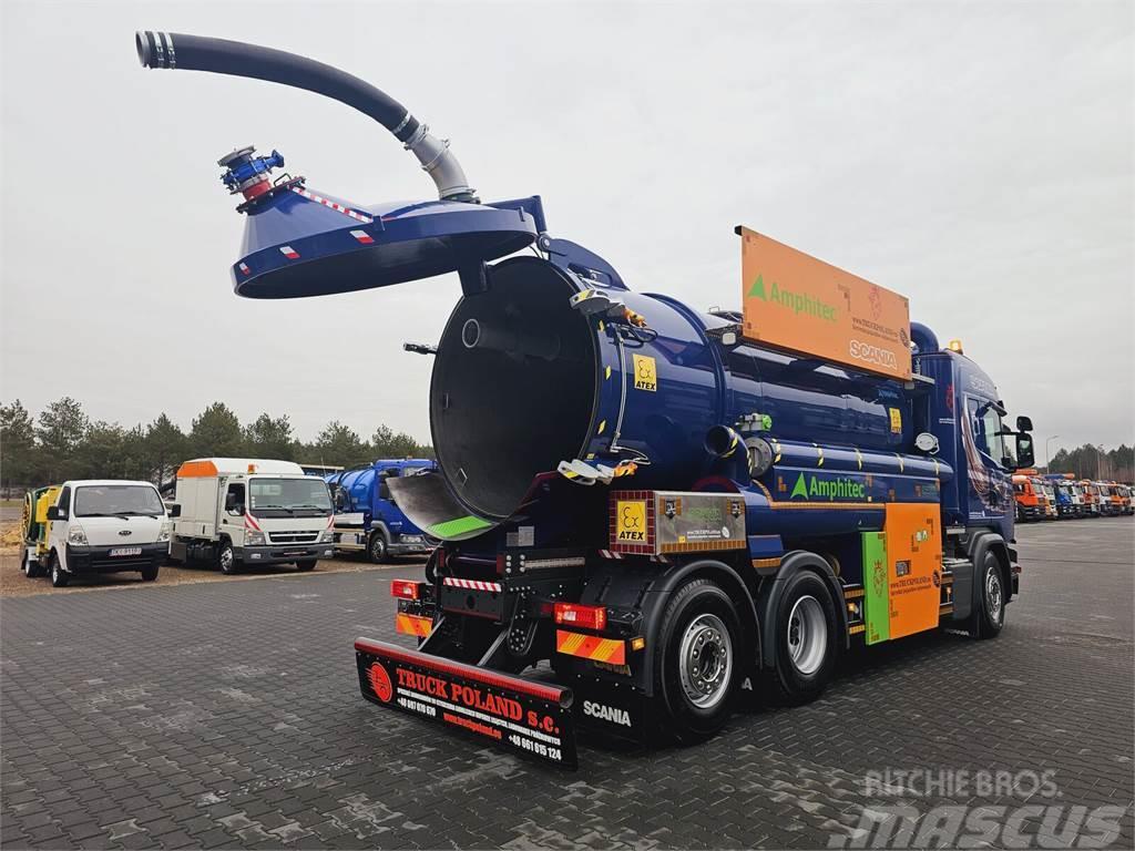 Scania Amphitec VORTEX ATEX EURO 6 vacuum suction loader Camion vidanje