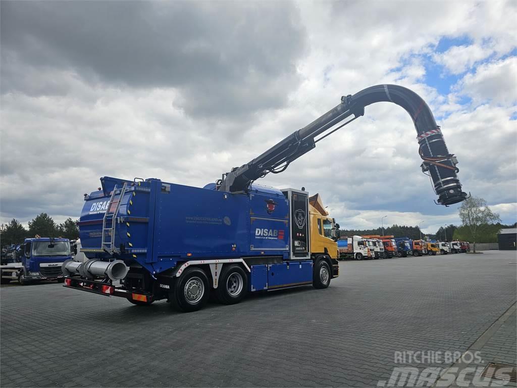 Scania DISAB ENVAC Saugbagger vacuum cleaner excavator su Excavatoare speciale