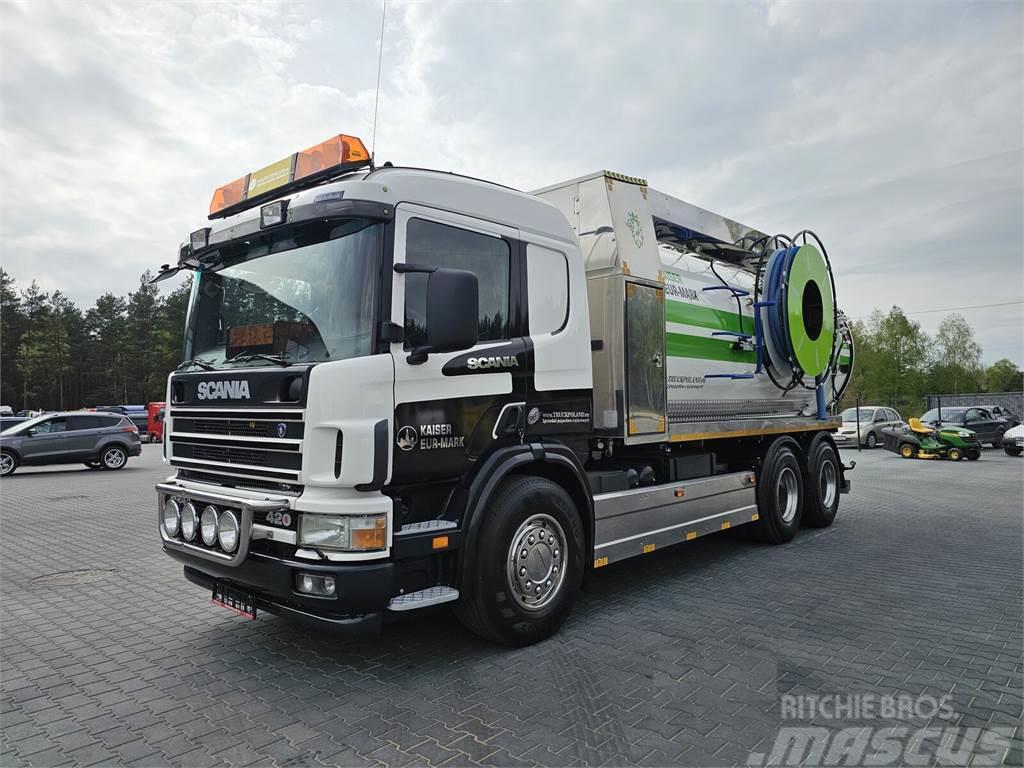 Scania WUKO KAISER EUR-MARK PKL 8.8 FOR COMBI DECK CLEANI Camion vidanje