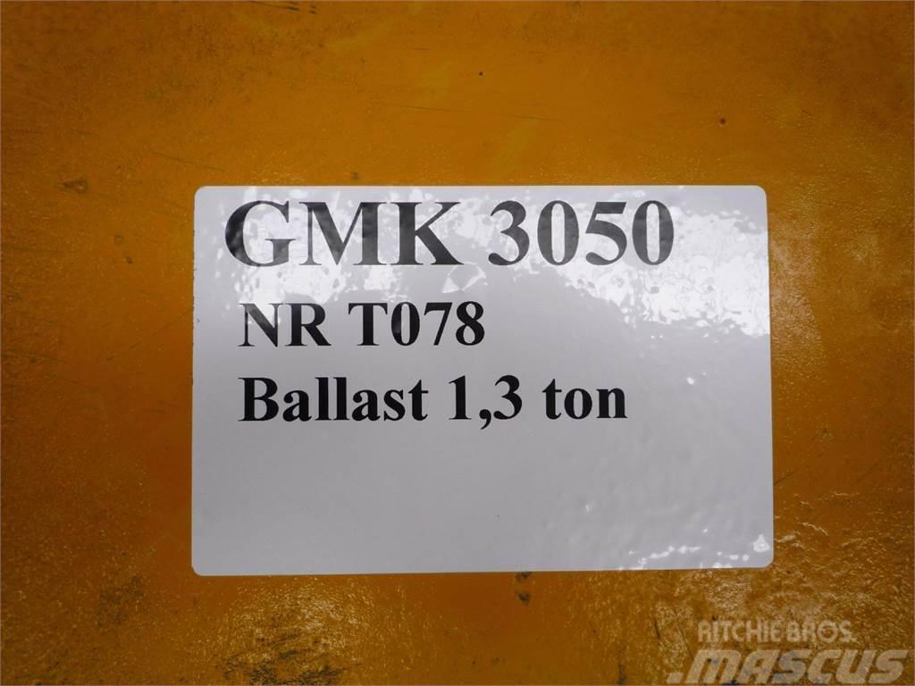 Grove GMK 3050 counterweight 1,3 ton Piese si echipamente pentru macara