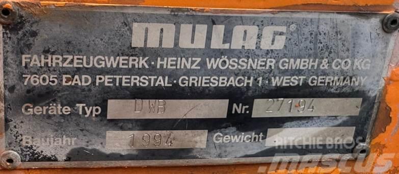 Unimog Doppelwaschbürste Mulag DWB Alte echipamente pentru tratarea terenului