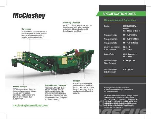 McCloskey I44RV3HD Concasoare