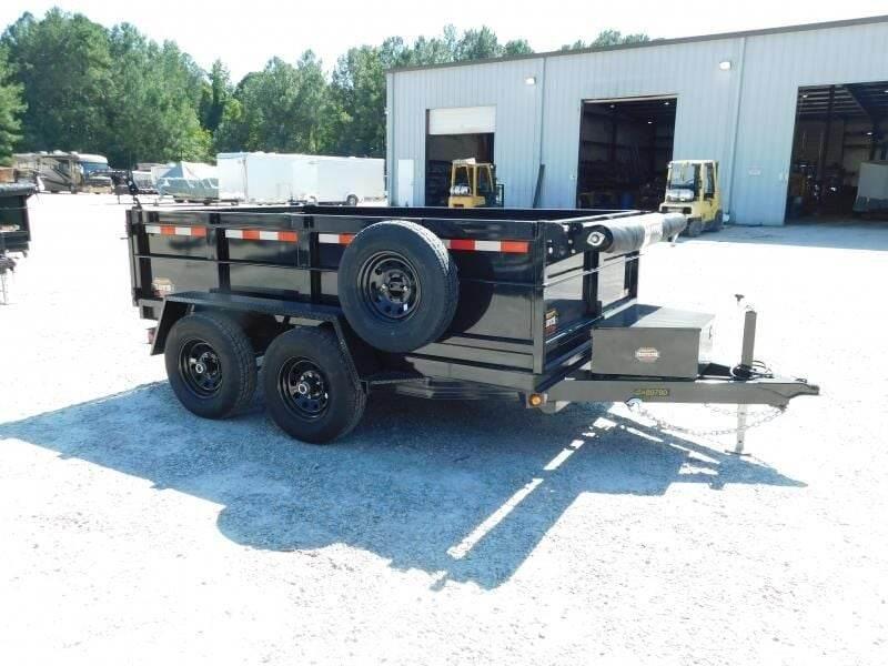  Covered Wagon Trailers Prospector 6x10 with 24 Sid Remorci basculante