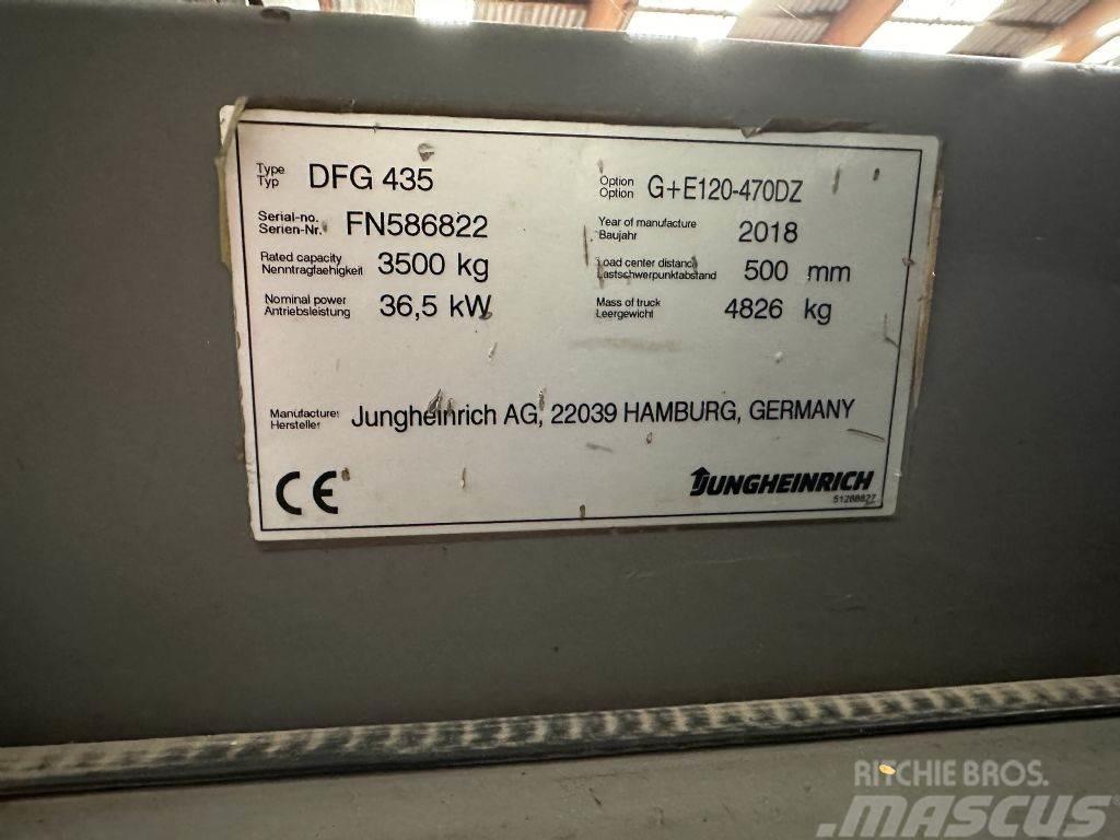 Jungheinrich DFG 435 - TRIPLEX 4,7 m Stivuitor diesel