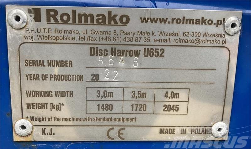 Rolmako U-652 Grape cu disc