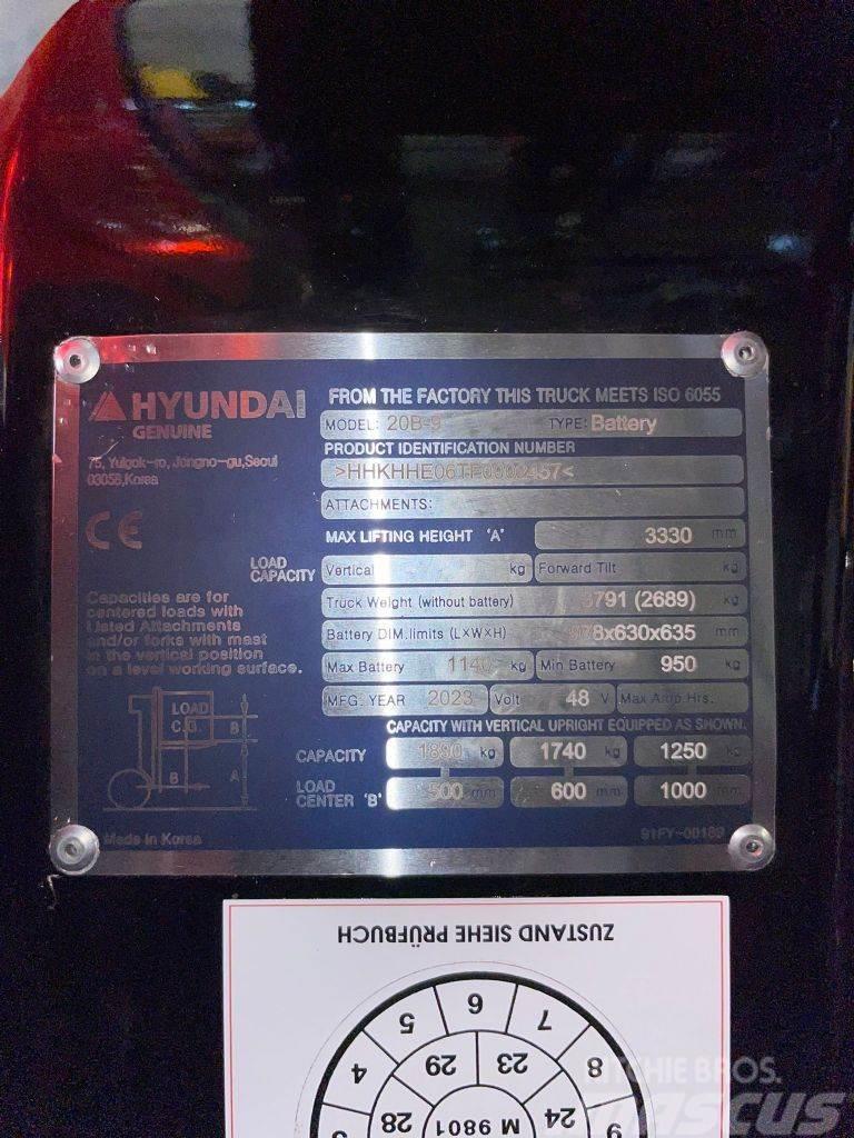 Hyundai 20B-9 Stivuitor electric