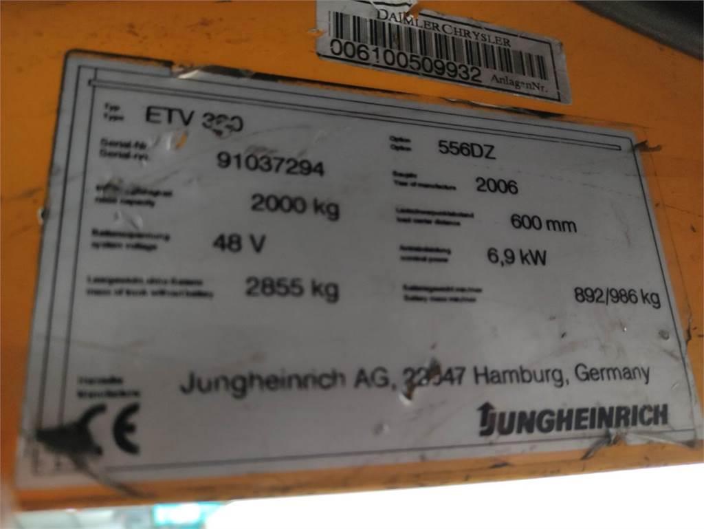 Jungheinrich ETV320 Stivuitor cu catarg retractabil
